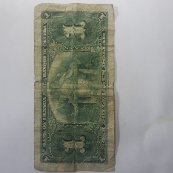 1937 Bank of Canada $1. Bill. (Sku safe) - Picture 2 of 6